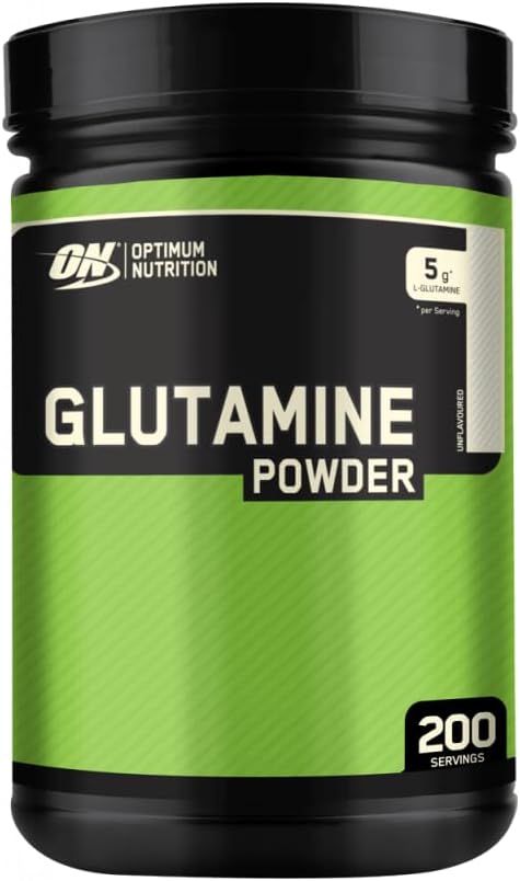 Optimum Nutrition Glutamine en polvo, sinflavoured, 2.2 LB (1000 gramo) 194 porciones