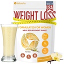 HARMONIFY Meal Replacement Shake for Women with Vanilla Flavor, Keto Frıendly, Kosher Certfied Protein Powder, Pre & Probiotics for Easy Digestion, No Sucralose Included, 16,9 Oz