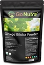 Go Nutra Organic Ginkgo Biloba Powder 8 oz. ← Pure Ginkgo Biloba Suplementos, Ginkgo Leaf Powder, (8oz.)