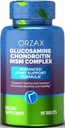 ORZAX Suplemento de soporte conjunto completo con Glucosamine Chondroitin MSM - Turmérica, Collagen, Bromelain &amp; Boswellia Extract Capsules, Function & Comfort - 90 Tablets