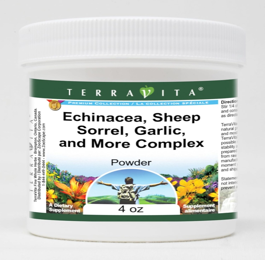 Echinacea, Dolor de Ovejas, Ajo y Más Polvo Complejo (4 oz, ZIN: 516903) - 3 Pack