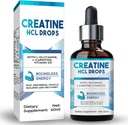Aceite de sauce llorón Co Creatina gotas de HCL para Hombres &amp; Mujeres,Fast Absorbing Liquid Creatine, Promote Energy, Boost Strength - 2FL.OZ