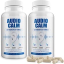 Audio Calm - Tinnitus Relief Supplement | Natural Stop Tinnitus Solution - Relieves Ear Ringing, Buzzing, Clicking | 60 Capsules (2)