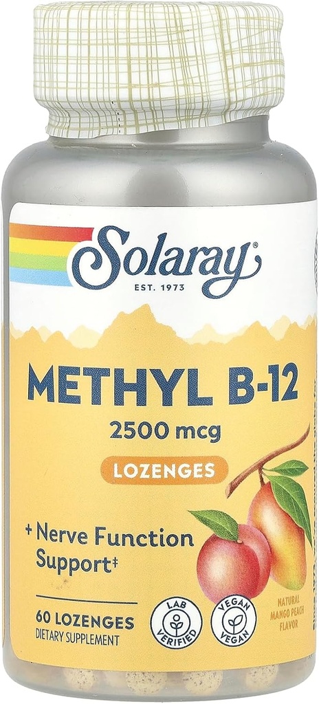 Solaray, B-12 Methyl Lozenge, 60 Count