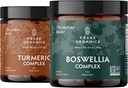 TRIBE ORGANICS Resilience Duo - Turmeric Curcumin C3 Complex + Boswellin Super + Ginger + Bioperine