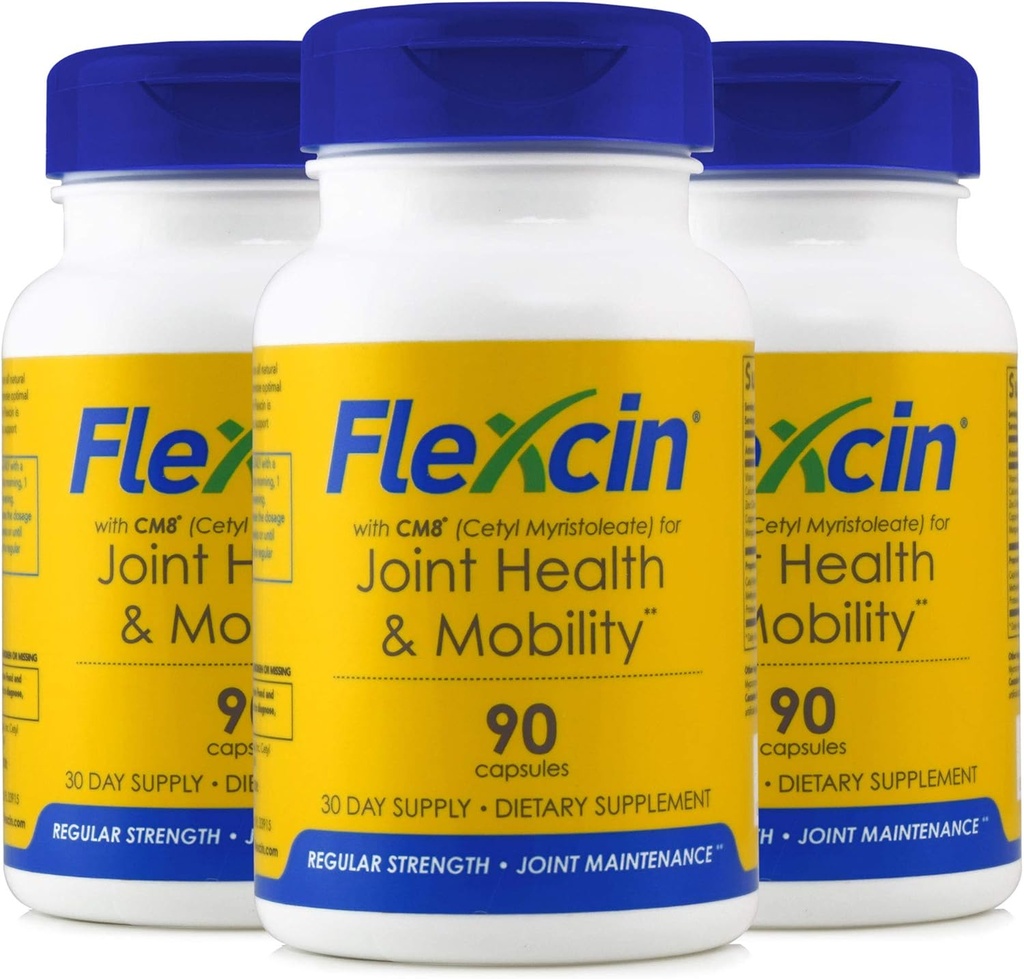 Flexcin Joint Health & Mobility Formula con CM8-3 Pack (270 cápsulas)