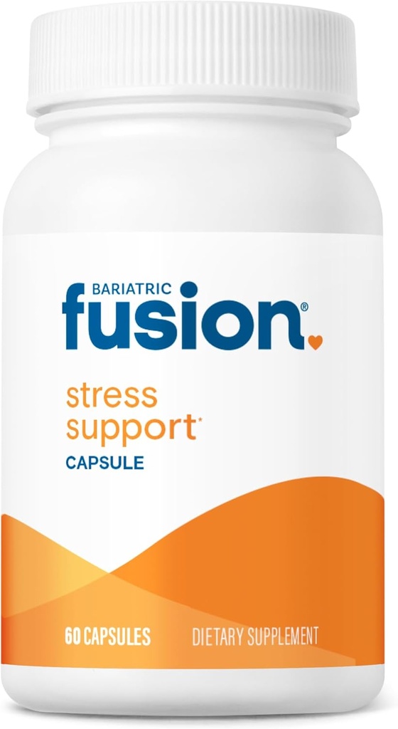 Bariatric Fusion Stress Support* Silencio Vegan Supplement with Magnesium and Ashwagandha Silencio Daily Vitamin for Women and Men TEN Gluten, Dairy and Soy Free ← Non-GMO Silencio 60 Capsules