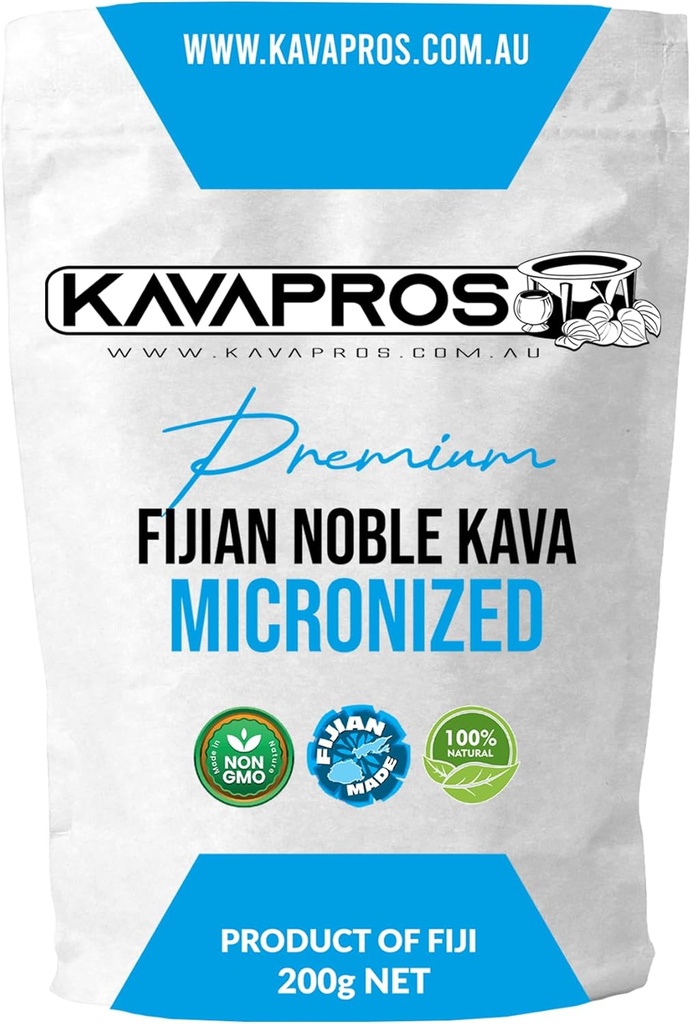 Premium Micronized Kava Pure Orgánica Fiji Kava Powder Made from 6yr Old Root
