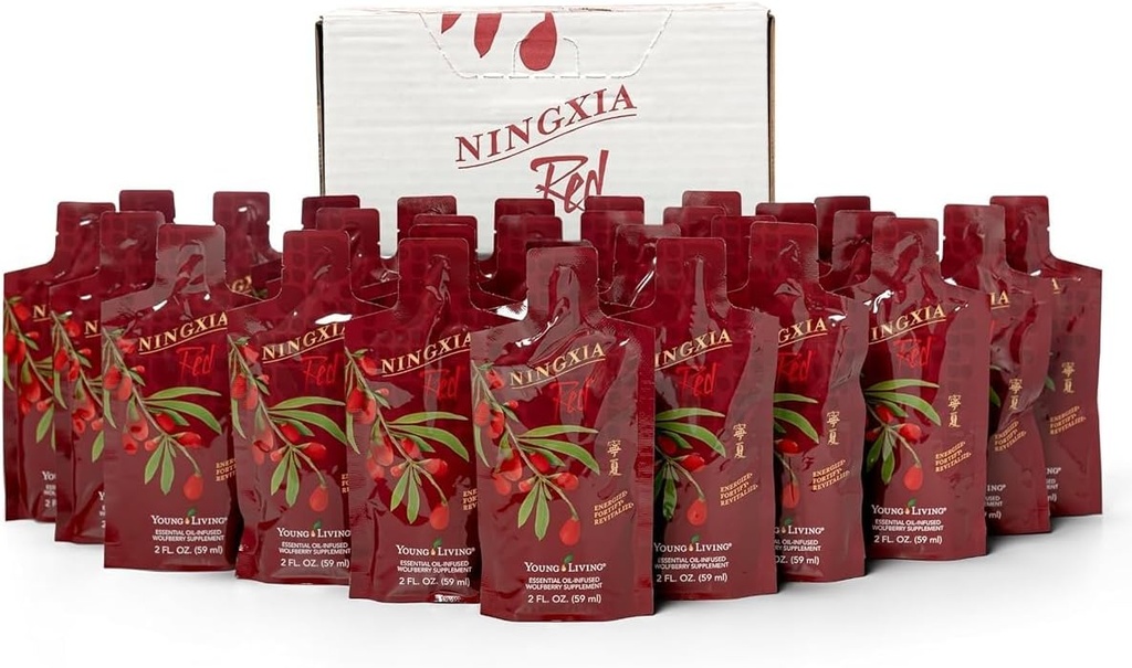 Young Living Ningxia Red Supplement - Fortify & Revitalize - 30 Pack, 2 fl oz Cada uno