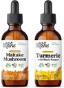 Maitake Mushroom Tincture 2 fl oz &amp; Turmeric Tincture 2 fl oz