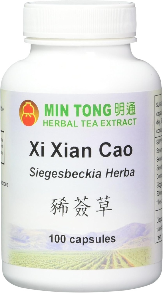 100* 500mg Caps of Siegesbeckia Herba Xi Xian Cao Concentrated Extract /Bottle, Take 2-4 Pills, Three Times Por Day by Bio Essence