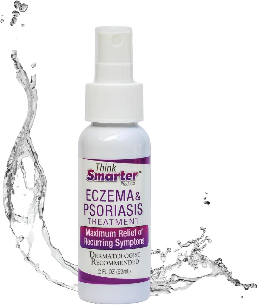 Terapia de Eczema " Psoriasis, ácido hipocloroso (HOCl) Rocío para la piel " Scalp, Alivio de Itch Natural, Hipoalergénico, No Sting, Seguro para todas las edades, 2oz Spray