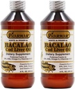 Aceite De Higado De Bacalao 8 Oz. Cod Liver Oil 2-Pack
