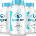 (3 Pack) Eyevita Plus - Soporte integral para su vista, Eyevita Plus Advanced Eye Nutrition, Eye Vitamins, All Natural Eye Health Formula, Eye Vita Plus Multivitamin Reviews (180 cápsulas)
