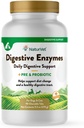NaturVet Digestive Enzymes Plus Probióticos Suplemento para perros, cerdas suaves, hechos en los EE.UU. con ingredientes de origen global 90 Cuenta