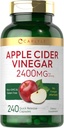 Carlyle Apple Cider Vinegar Capsules ← 2400mg Silencio 240 Conde ← No GMO, Gluten Suplemento gratuito