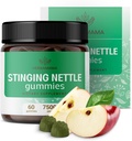 HERBAMAMA Stinginging Nettle Gummies - 7500mg Stinging Nettle Root Extract for Urinary Tract Support for Women &amp; Hombre - Vegan, Non-GMO Urtica Dioica Suplemento - 60 Pectin-Based Apple-Flavored Chews