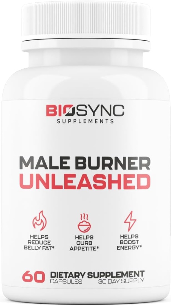 BioSync - Hombre Burner UNLEASHED ← Fat Burner for Men Weight Loss Pills