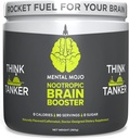 Nootropic Brain Booster (90 Servings) Nootropic Drink Mix &amp; Brain Supplement - Brain Fuel Boosts Energy, Focus &amp; Memory - Zero Calories, Sugar Free - Kiwi Strawberry
