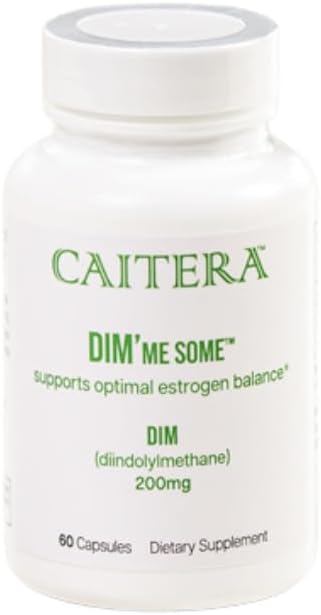 DIM'me Some  detained Diindolylmethane Dietary Supplement 200mg  Ayuda a promover el equilibrio hormonal TENCIÓN Blend of Cruciferous Vegetables + Beneficios Antioxidantes TEN Vegan 60 cápsulas