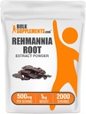 BulkSupplements.com Rehmannia Extract Powder, de Rehmannia Root, Herbal Supplement - Gluten Free, 500mg per Serving, 1kg (2.2 lbs) (Pack of 1)