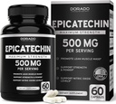 Epicatechin Extract 500mg Por Serving (60 cápsulas) Myostatin Inhibitor, Myostatin Blocker for Lean Muscle, Nitric Oxide, Stamina ' Endurance – Non GMO, Vegan Supplement " Third Party Tested