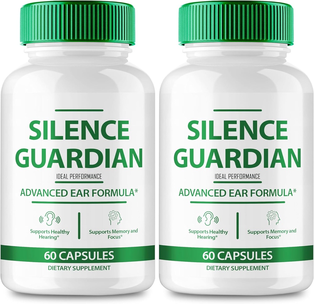 Silence Guardian Tinnitus Relief For Ringing Ears Capsule, Silence Guardian Ring Clear Tinnitus Pills, SilenceGuardian Ear Tinnitus Supplement, Ear Ringing Tinnitus, SilenceGuardian Reviews (2 Pack)