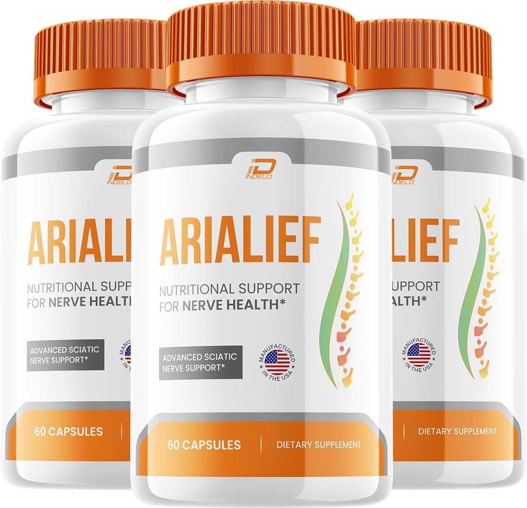 Arialief Capsules, Arialief Advanced Supplement, All Natural Formula to Maintain Healthy Levels, Maximum Strength Daily Formula, Arialif Capsules Reseñas (3 Pack - 180 cápsulas)