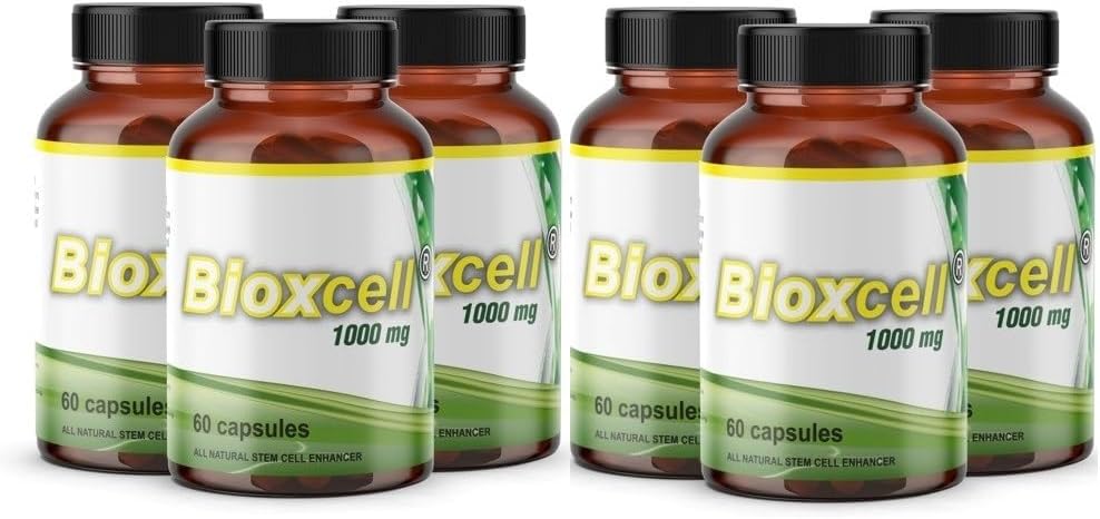 Bioxcell Nueva Versión Celulas Madres (6 Botellas) 1000mg Celular de Enhancer Celular Aphanizomenon Flos-aquae
