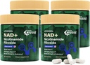 NAD Supplement, NAD Nicotinamide Riboside 900 Mg for Men and Women, Liposomal NAD+ Suplemento con Nicotinamide Riboside, Resveratrol " Quercetin, Energy, Boost NAD+, 400 cápsulas