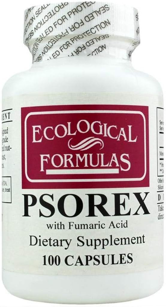 Ecological Formulas Psorex with Fumaric Acid, White, 100 Count
