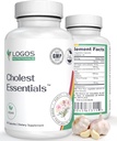 Cholest Essentials - 60 Capsules ← Suplemento Vegan con ajo, Niacin, Policosanol, Guggul, Plant Sterol &amp; Cayenne ← Daily Wellness Capsules for Men and Women