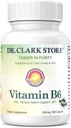 Dr. Clark Vitamina B6 Suplemento, 230 mg, 100 cápsulas