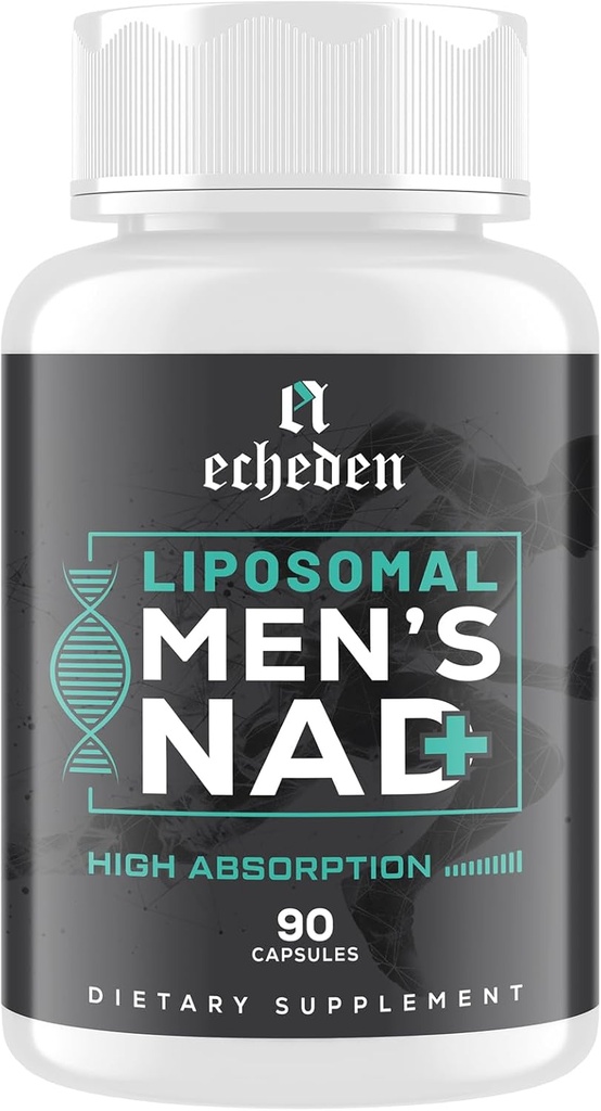 NAD+ Suplemento – 2000mg Liposomal Formula for Energy, Focus ' Endurance, 90 cápsulas