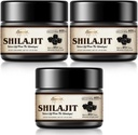 Shilajit Puro Himalayan Orgánica Shilajit Resin - 600mg Máxima Potencia Natural Shilajit Resin con 85+ Minerales Trace & Ácido Fulvico para la Energía, Apoyo Inmunitario, 30 Gramos (3 Pack)