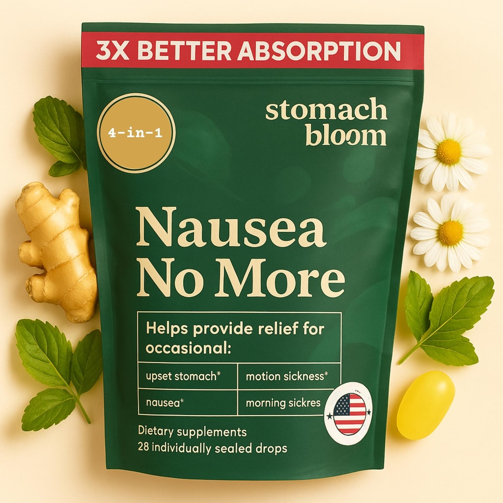 Ginger de acción rápida para Nausea Relief ← Herbal Relief for Pregnancy Nausea and Morning &amp; Motion Sickness ← Ginger, Lemon, Spearmint &amp; B6. 28 Individualmente Sealed Drops.