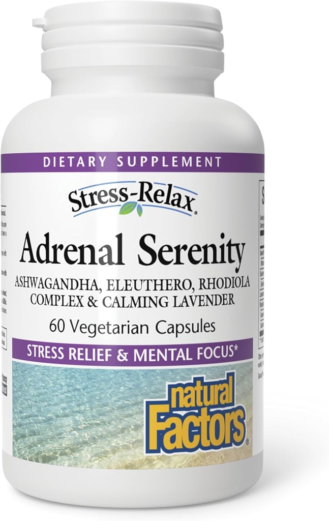 Factores naturales Serenidad Adrenal STRESS-RELAX®, 60 cápsulas