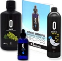Omni Drop Program Bundle of 3 Products - the "Get Started Package" Incluye Omni Drops Diet Drops con Vitamin B12 - 4 Ounce Bottle with Program Guide, Omni IV con Glucosamine, OmniTrim Nite Lite