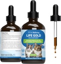 Mascotas Bienestar Vida Oro para gatos - Soporta Detoxificación, Sistema Inmunitario Salud, Antioxidantes - Suplemento Herbal Formulado Vet – 4 oz (118 ml)