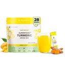 Nano Turmeric Curcumin Drink Powder, Golden Juice for Wellness & Immunity, No Turmeric Taste, Añadir a Smoothies/Water Daily Morning Routine–35X Absorción–Mango Flavor–Joint Support Suplemento
