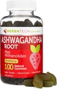 Ashwagandha Gummies para Hombres y Mujeres - Fórmula de 1.500 mg más fuerte (100 Gummies) 3% Conanolides Cortisol Blocker for Relief, Calming, and Relaxation from Herbatech Supplements