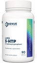 Renue By Science 5HTP ← Liposomal 5 HTP Suplemento Silencio 90 5-HTP Capsules - 75mg 5-hidroxitryptophan per Serving ← Amino Acid Suplemento Silencioso No-GMO Silencio Hecho en Los EE.UU.