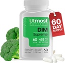 Suplemento DIM para Mujeres - 455 mg, 60 cápsulas ANTERIENTE Blend of Broccoli Extract and Bioperine for Maximized Bioavailability ← Diseñado para ayudar con la regulación del estrógeno TENA Soporte para Hombres y Mujeres