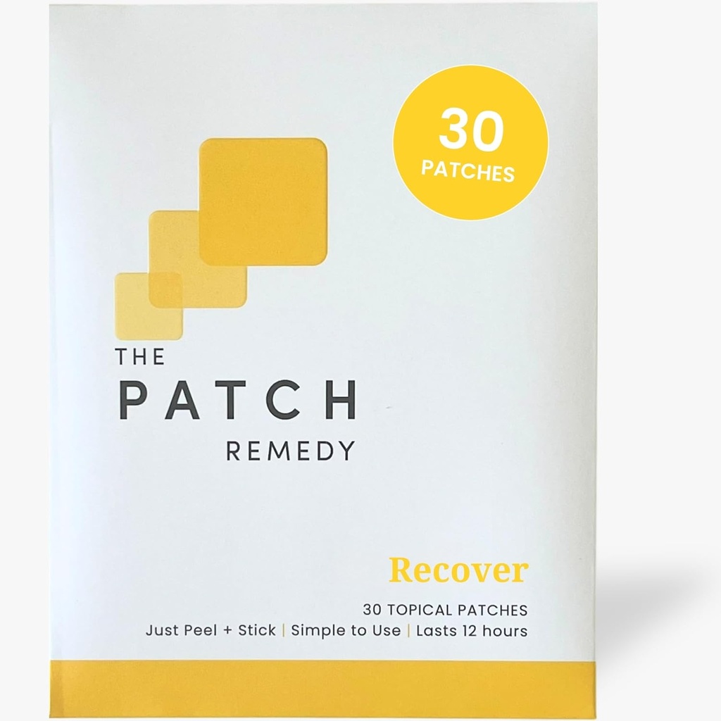The Patch Remedy Recover Patch ← Glutathione, Milk Thistle, NAC, Ginger, Ginseng " Prickly Pear TEN 30 Patches