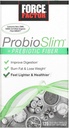 Factor de fuerza ProbioSlim + Prebiótico Fiber Perder peso Suplemento para Mujeres y Hombres, Probiótico y Prebiótico Salud Digestiva Apoyo con Té Verde Extracto y Psyllium Husk Fiber, 120 cápsulas