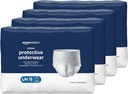  Basics Unisex Protective Underwear, Overnight Absorbency, Small/Medium, 64 Count, (4 Packs of 16)