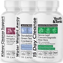 Apoyo completo para la desintoxicación de jóvenes y tónicos – 15 días limpiador de colon " Gut Detox, saneamiento de los riñones, equilibrio de agua " salud del hígado, 90 pastillas para mujeres y hombres