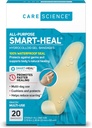 Care Science Smart Heal All-Purpose Hydrocolloid Gel Bandages, 20 ct  durable 100% Waterproof Seal, reduce el miedo, para el cuidado de heridas o ampollas