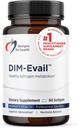 Diseños para la salud DIM-Evail - 100mg Suplemento Diindolylmetano - Tecnología de absorción mejorada Suplemento DIM - Mayo Apoyo Metabolismo estrógeno saludable - Gluten Gratis + No GMO (60 Softgels)