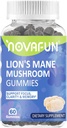 León Mane Mushroom Gummies – 1000mg para Focus " Cognitive Support, Vegetarian " Gluten-Free, Mixed Berry Flavor, 60 Conde